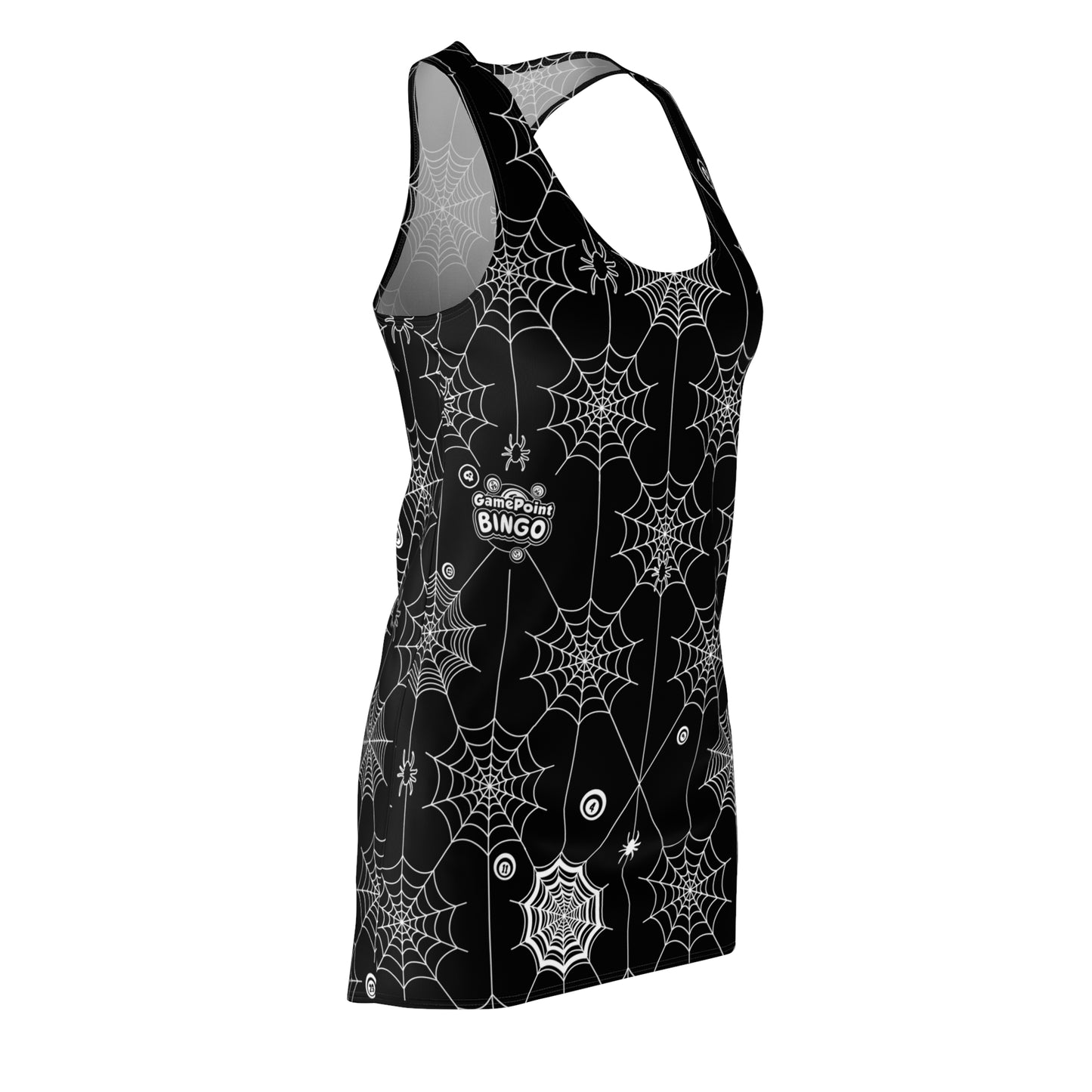 Spider Web Dress Black
