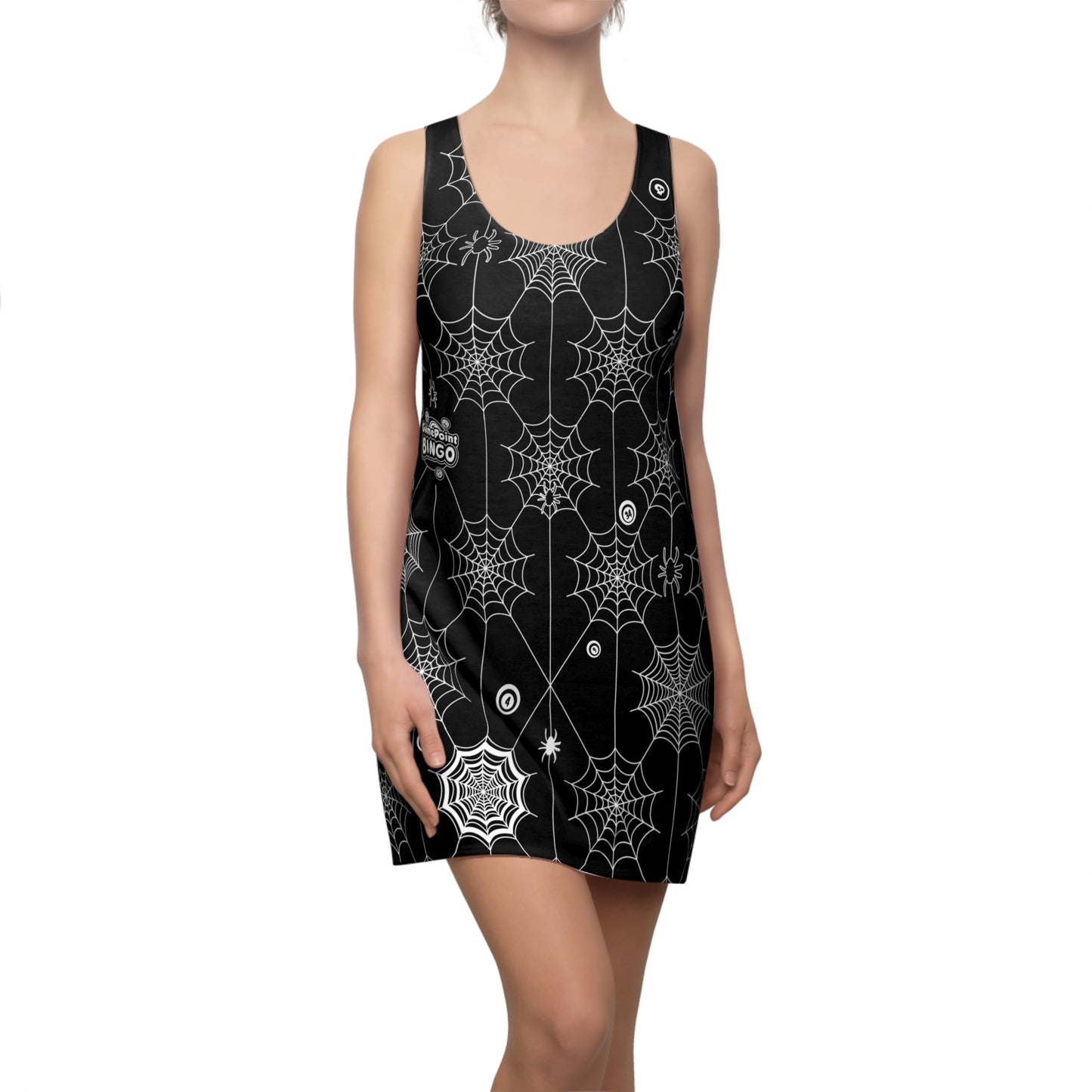 Spider Web Dress Black