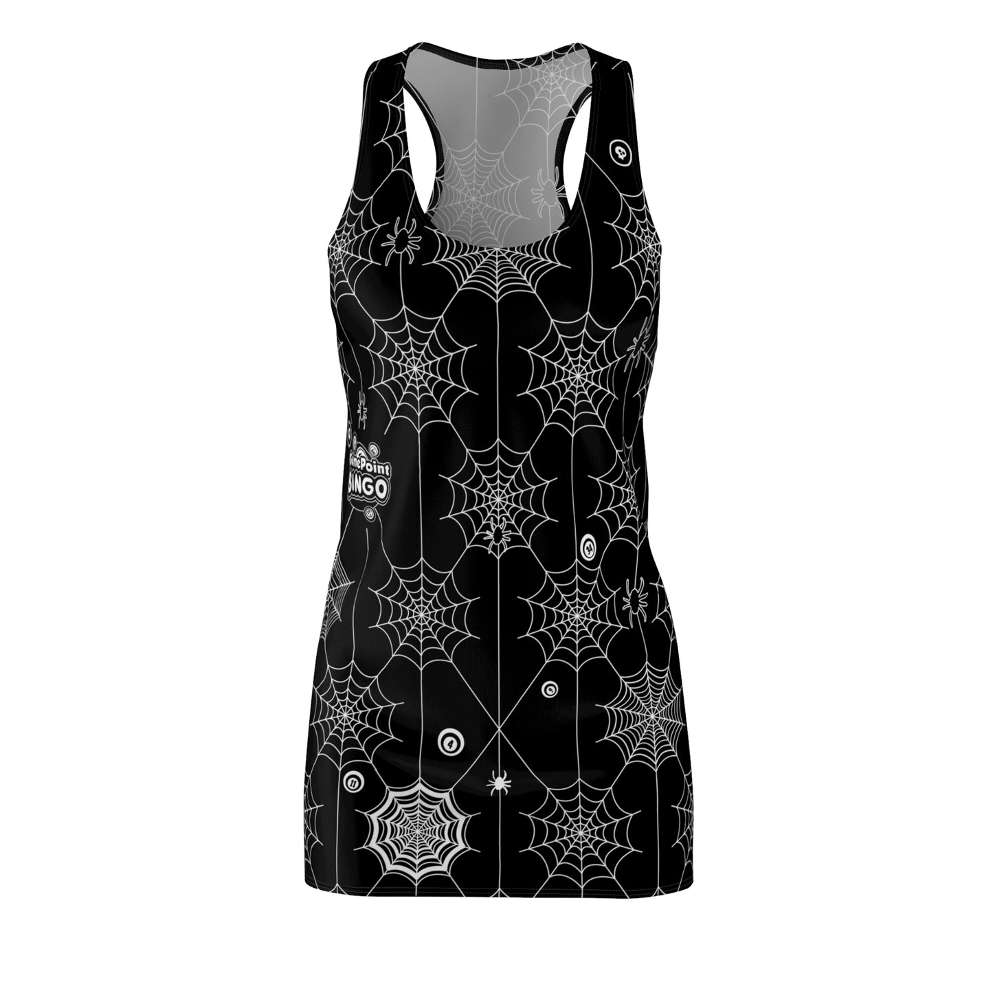 Spider Web Dress Black