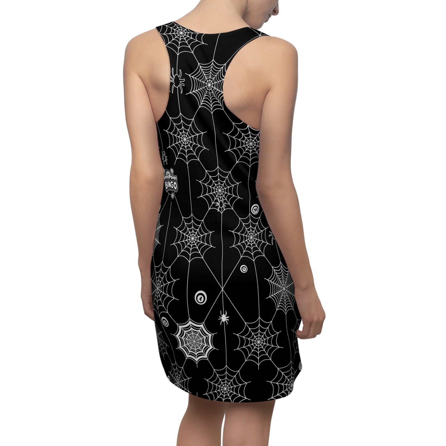 Spider Web Dress Black
