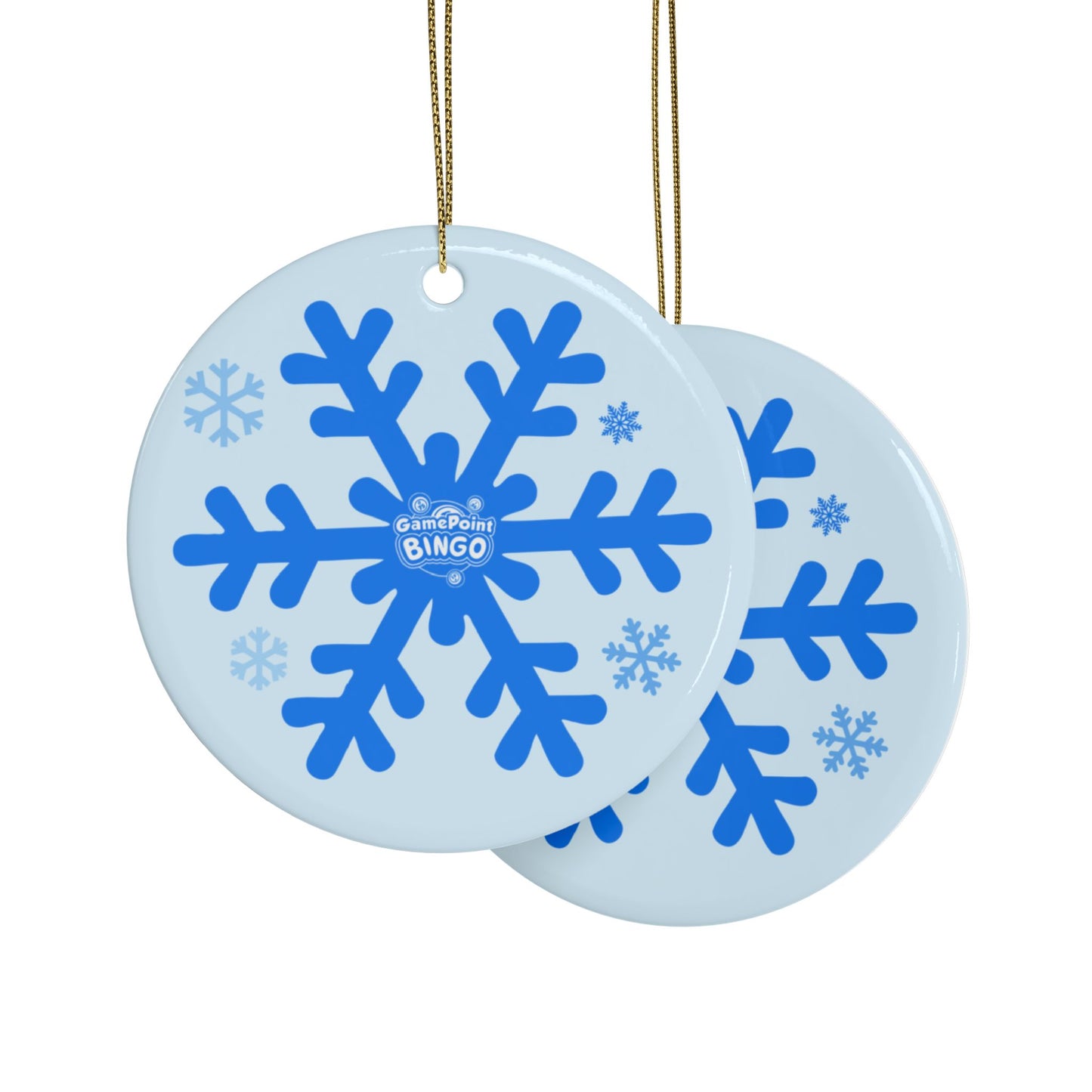 GamePoint Bingo Snowflake Ornament