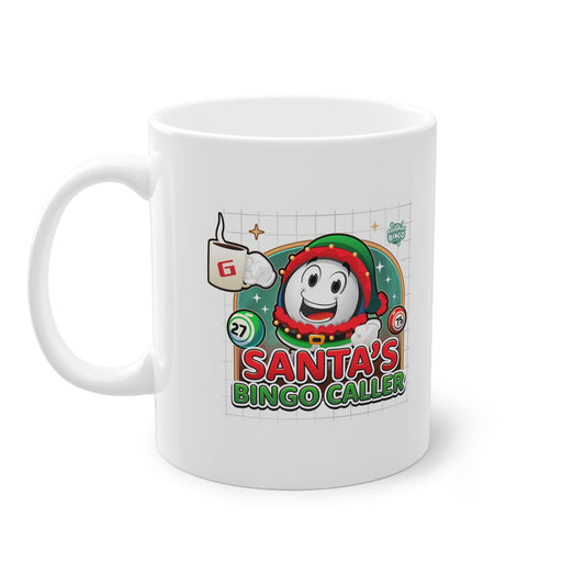 Santa's Bingo Caller Mug