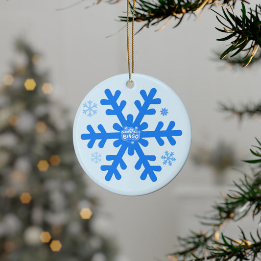 GamePoint Bingo Snowflake Ornament