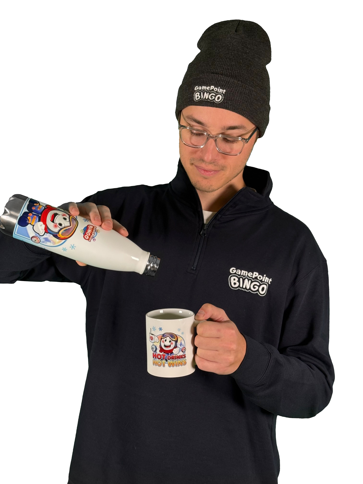 GamePoint Bingo Stainless Steel Water Bottle