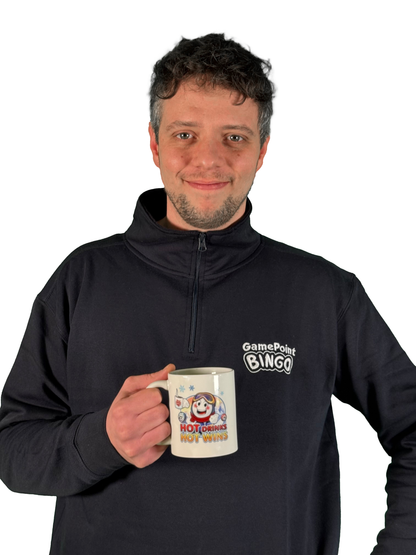 "Hot Drinks, Hot Wins" Mug