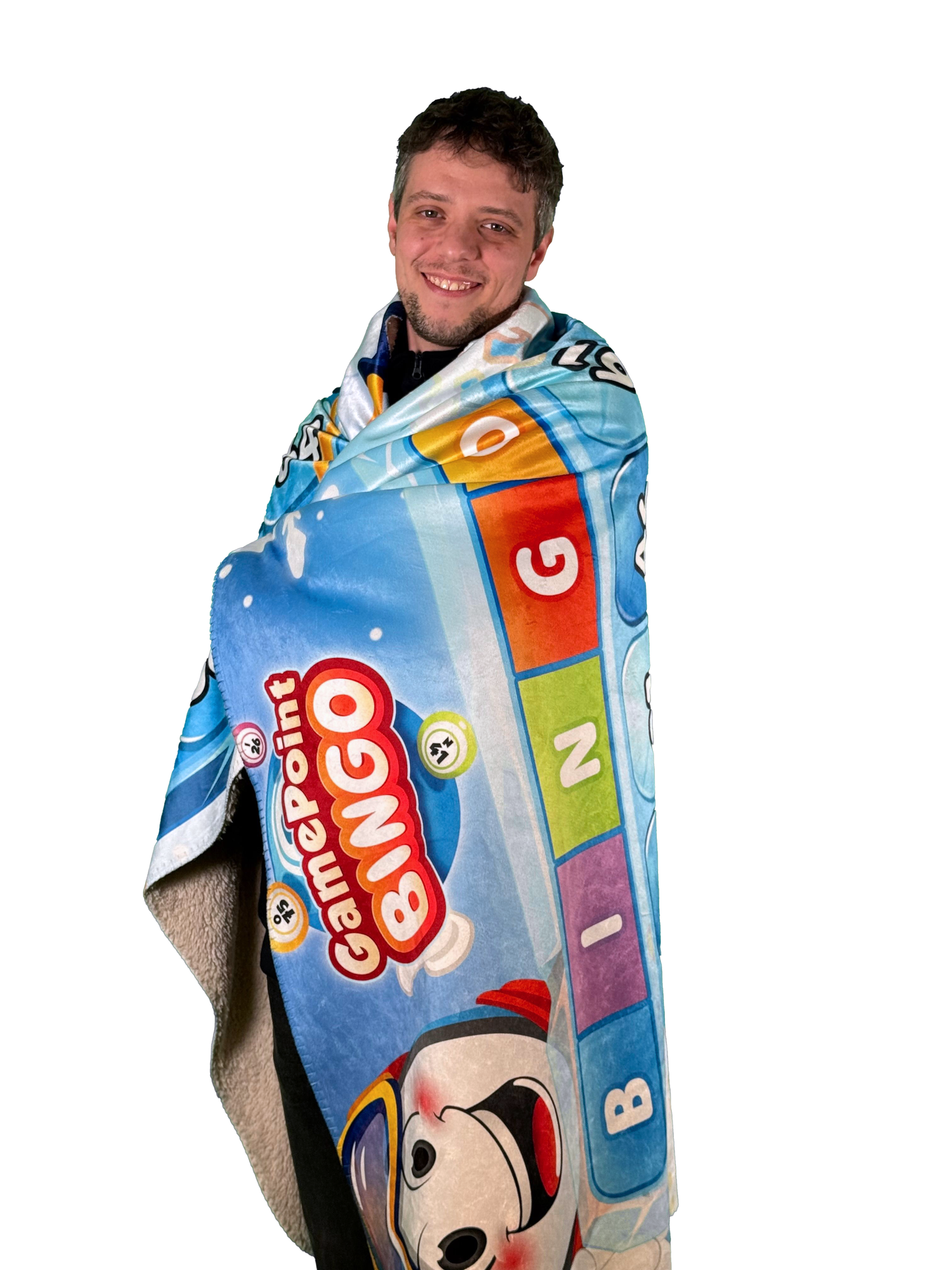 Winter Bingo Card Blanket