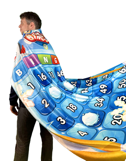 Winter Bingo Card Blanket