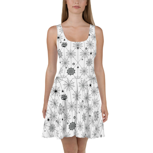 Spider Web Dress White