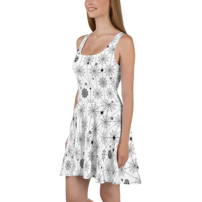 Spider Web Dress White