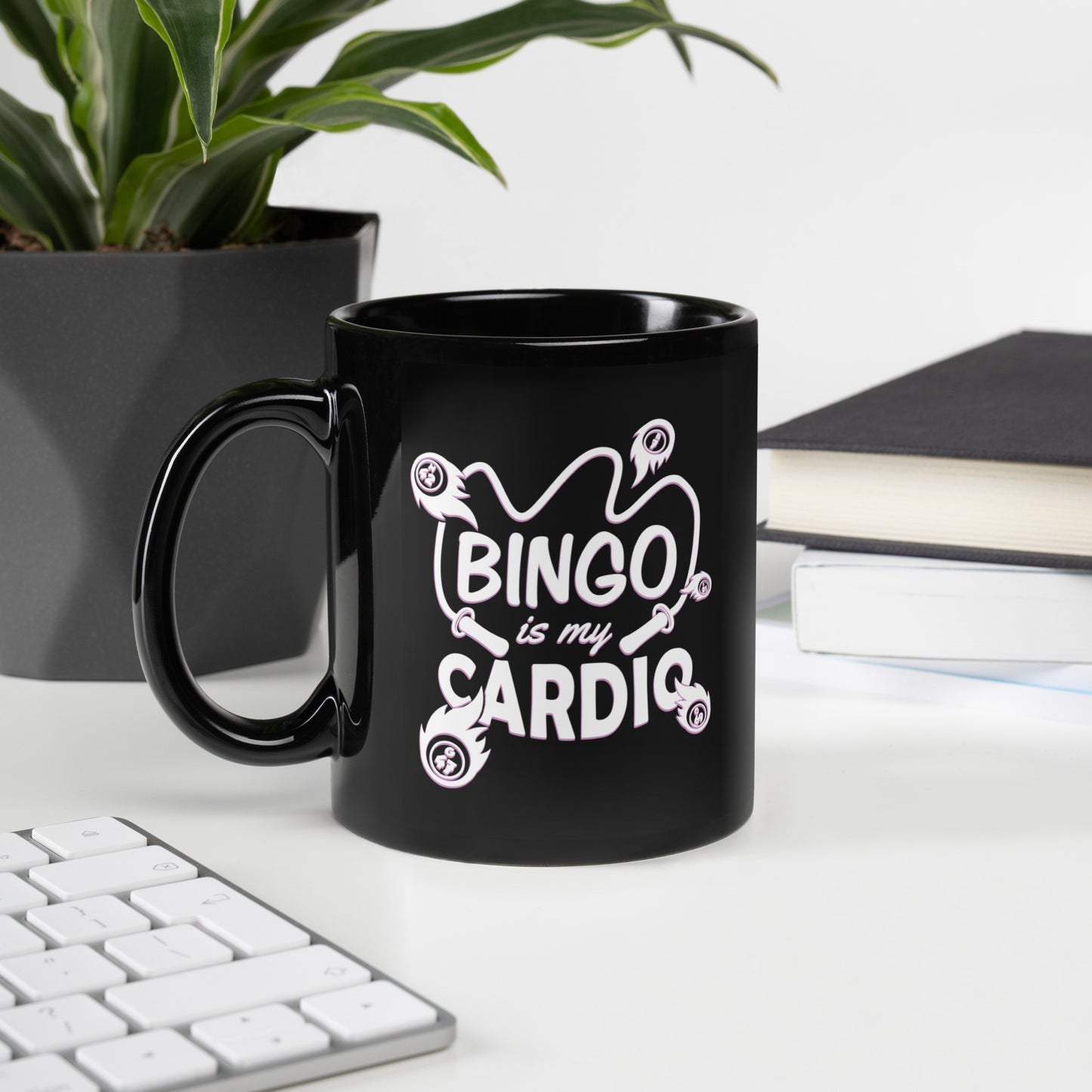 Bingo Cardio - Black Mug