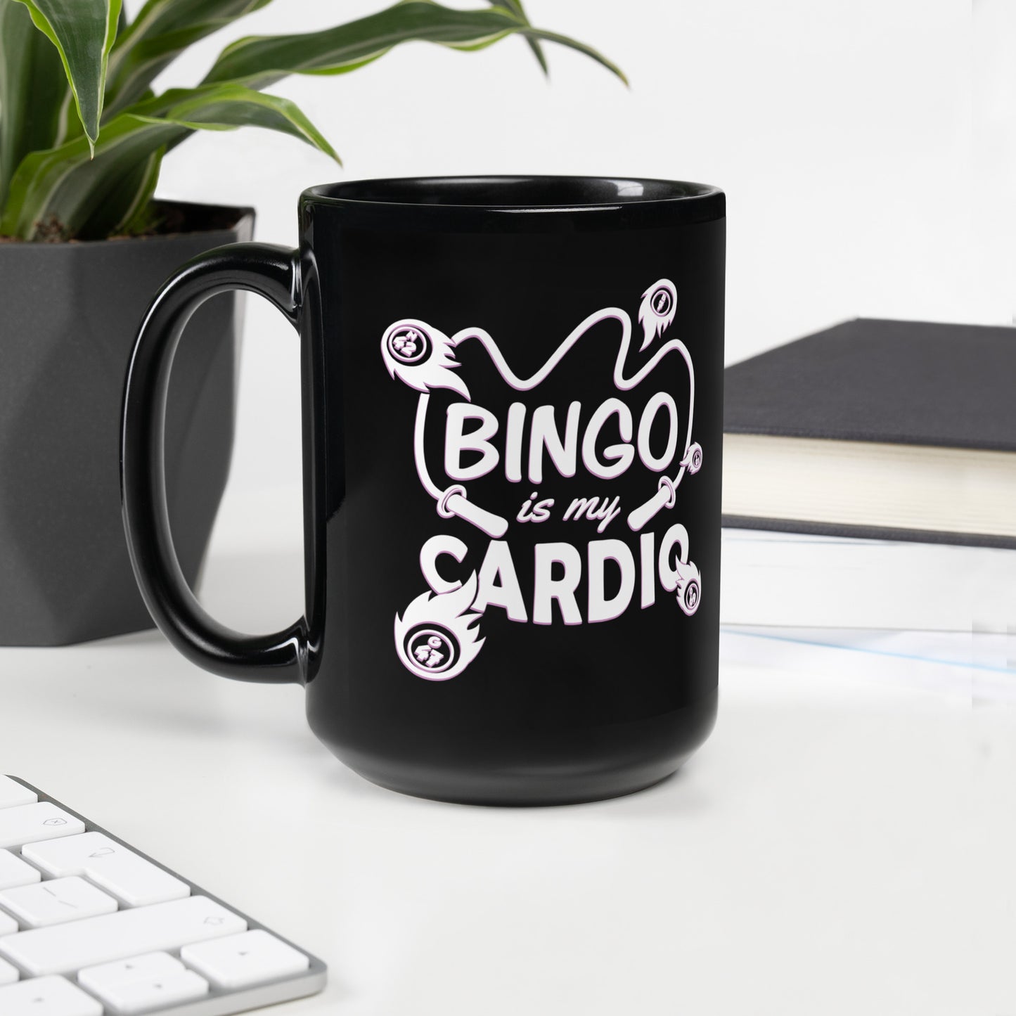 Bingo Cardio - Black Mug