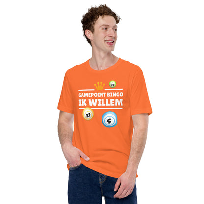 King's Day - GamePoint Bingo Ik Willem Unisex T-shirt